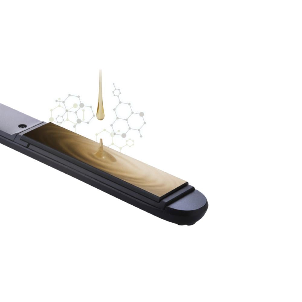 باناسونيك مكواة تمليس الشعر - يصل إلى 230 درجة مئوية - أسود ووردي - EH-HV21