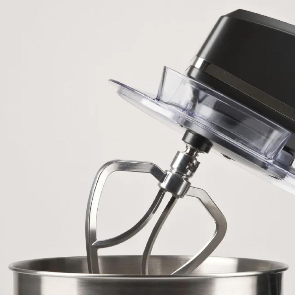 ريبون خلاط طعام كهربائي 1100 واط - 7 ليتر - 6 سرعات - ستانلس ستيل - أسود - RE-2-096