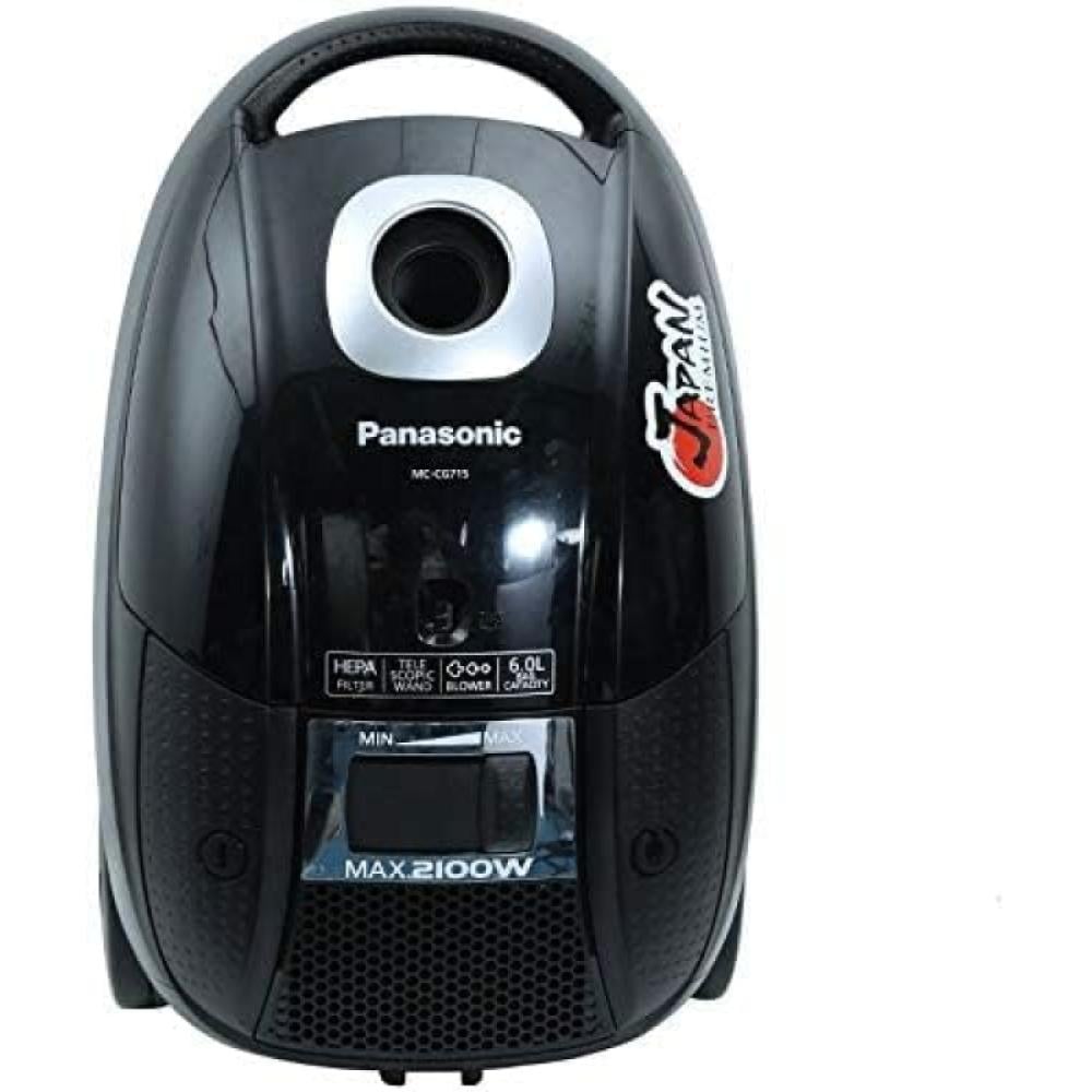 باناسونيك مكنسة كهربائية برميل 2100 واط - 6 ليتر - أسود - 715