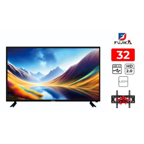 فوجيكا تلفزيون LED HD مقاس 32 بوصة مع حامل جداري -...