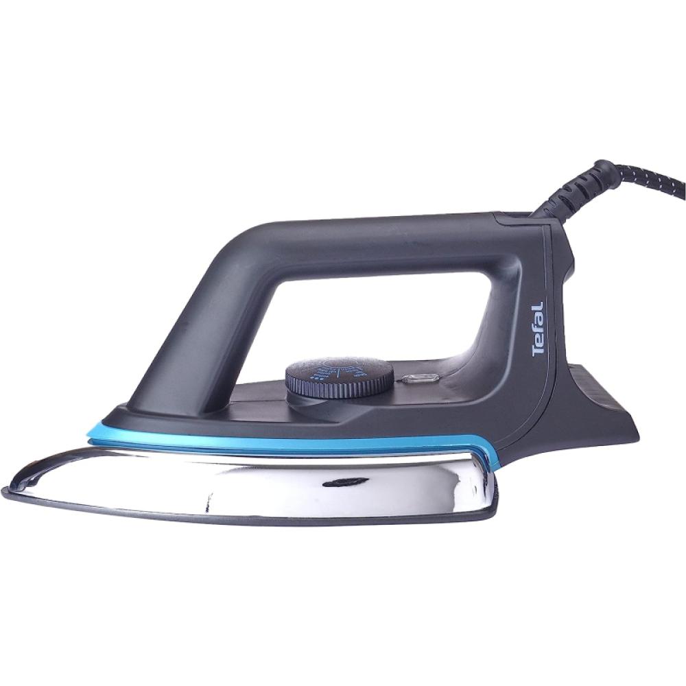 تيفال مكواة جافة كلاسيكية مع قاعدة غير لاصقة - 1200 واط - أسود وأزرق - FS2920M0