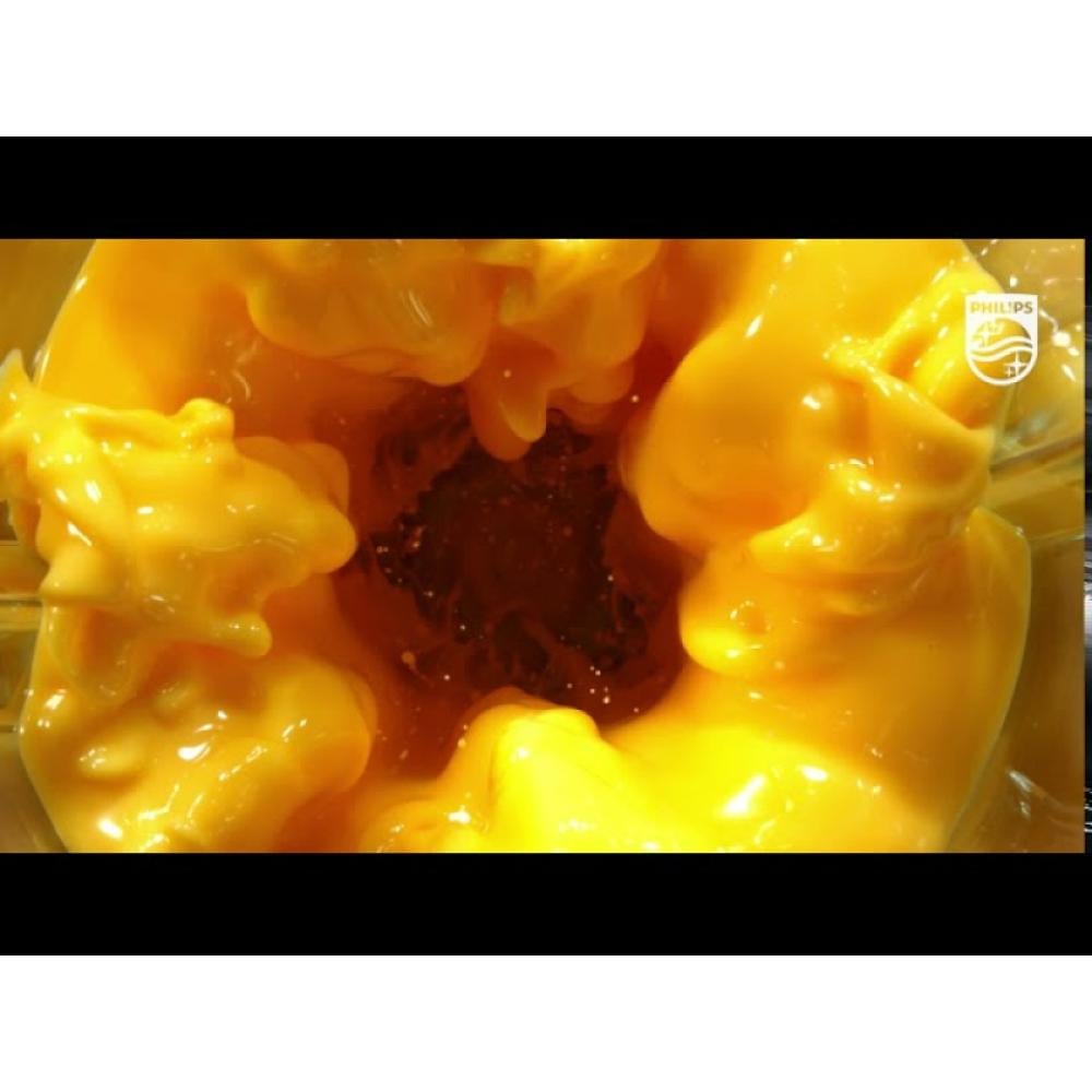 فليبس خلاط كهربائي 1000 واط 1.5 لتر - 6 شفرات - زجاج - فضي وأسود - HR3573/91