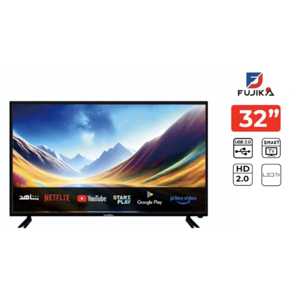 شاشة فوجيكا 32 بوصة سمارت HD LED TV – موديل FJK-32D01S