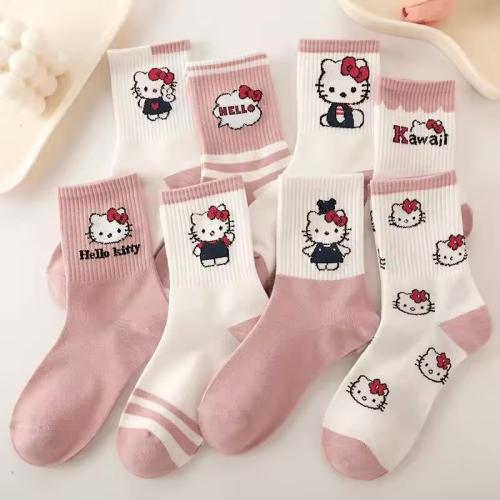 5 أزواج من جوارب Hello Kitty