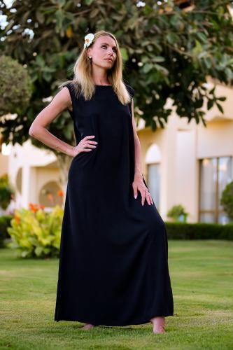 فستان عباية أسود
