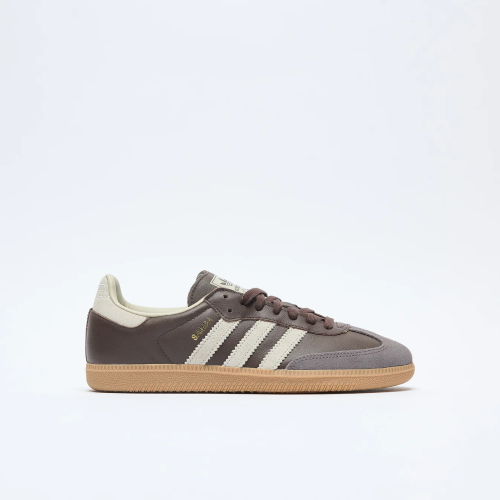 Adidas Originals - Samba OG (Brown/Putty Gray/Gold...