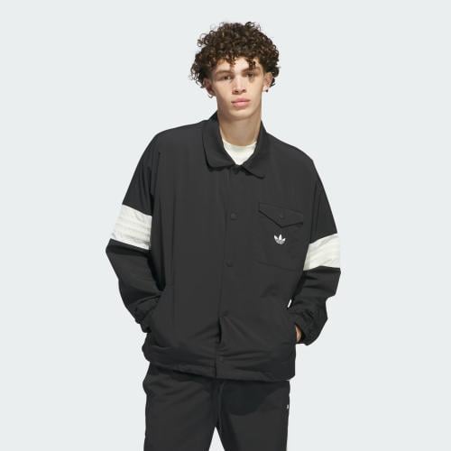 Adidas Waffle Track Jacket (Cream x Black) | bounce