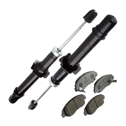 دركسون، فحمات واقمشة، مساعدات ومقصات وعمود التوازن