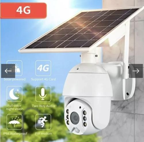 كاميرا مراقبة بالطاقة الشمسية بجودة تصوير HD - متح...