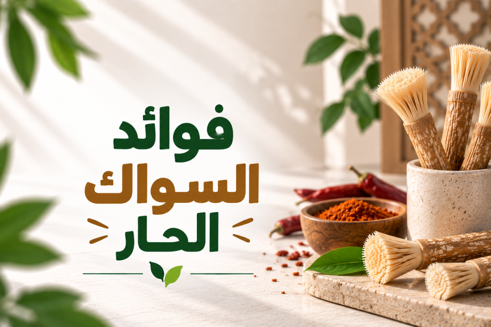 فوائد السواك الحار