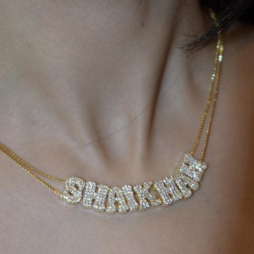 Customized name necklace