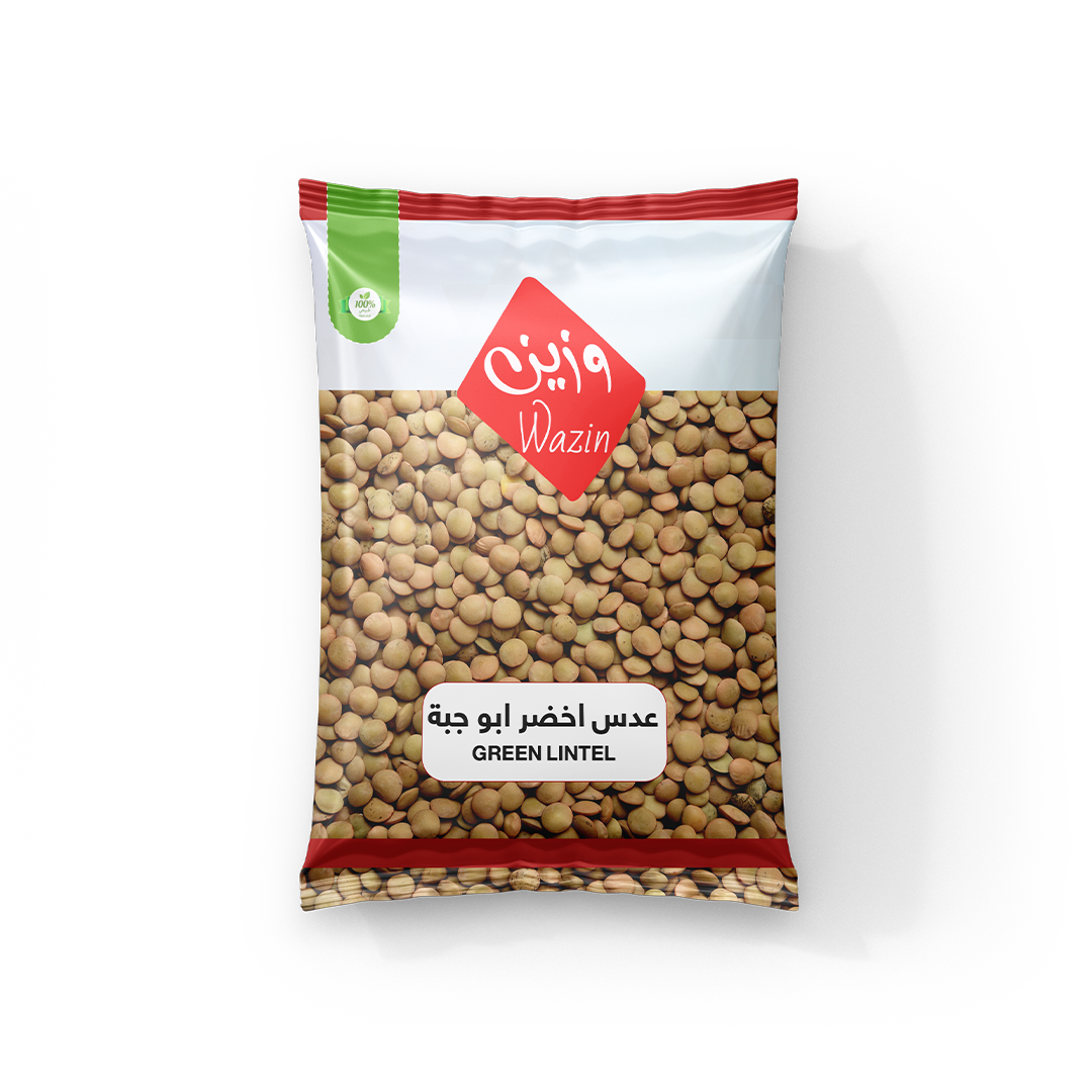 عدس اخضر ابو جبة  350 جرام -  Green Lintel 350 g