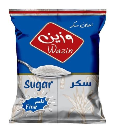 سكر وزين ناعم 1 كيلو -Wazin Soft Sugar 1kg