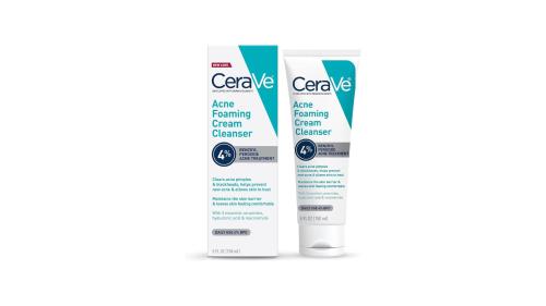 منظف ​​كريمي رغوي لحب الشباب من CeraVe | غسول وجه...