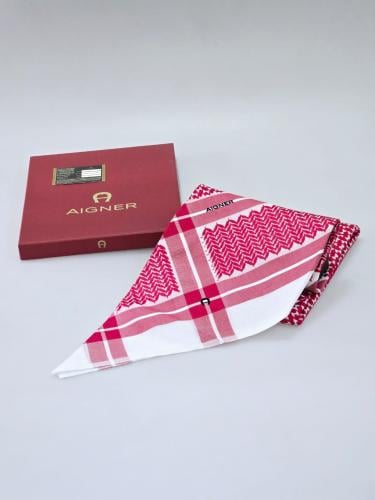 شماغ اقنر احمر فاتح