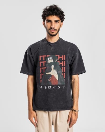 Anime T-shirt - Dark Grey (Printed)