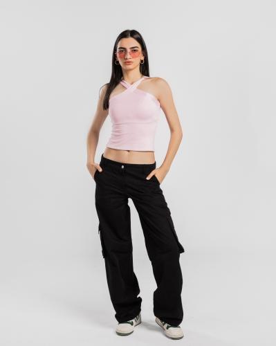 Wrap Tank Top - Pink