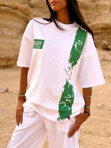 Our Land Tee T-Shirt White - Printed