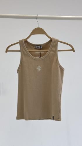 Beige Tank Top