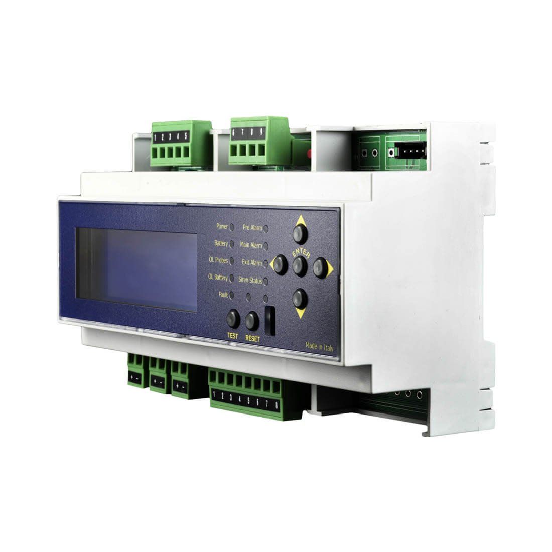 لوحة تحكم الكترونى لكشف تسربات الغاز 8 زون