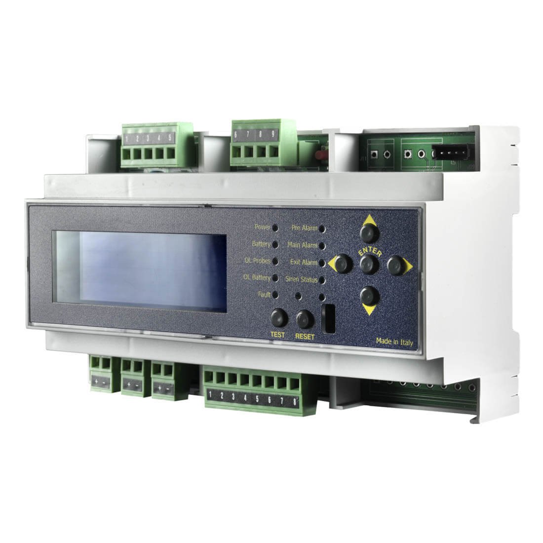 لوحة تحكم الكترونى لكشف تسربات الغاز 8 زون