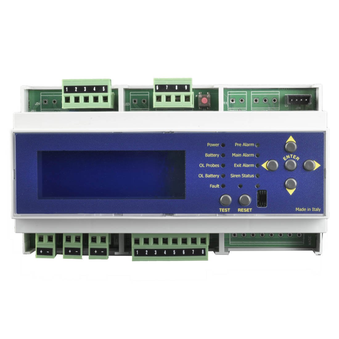 لوحة تحكم الكترونى لكشف تسربات الغاز 8 زون