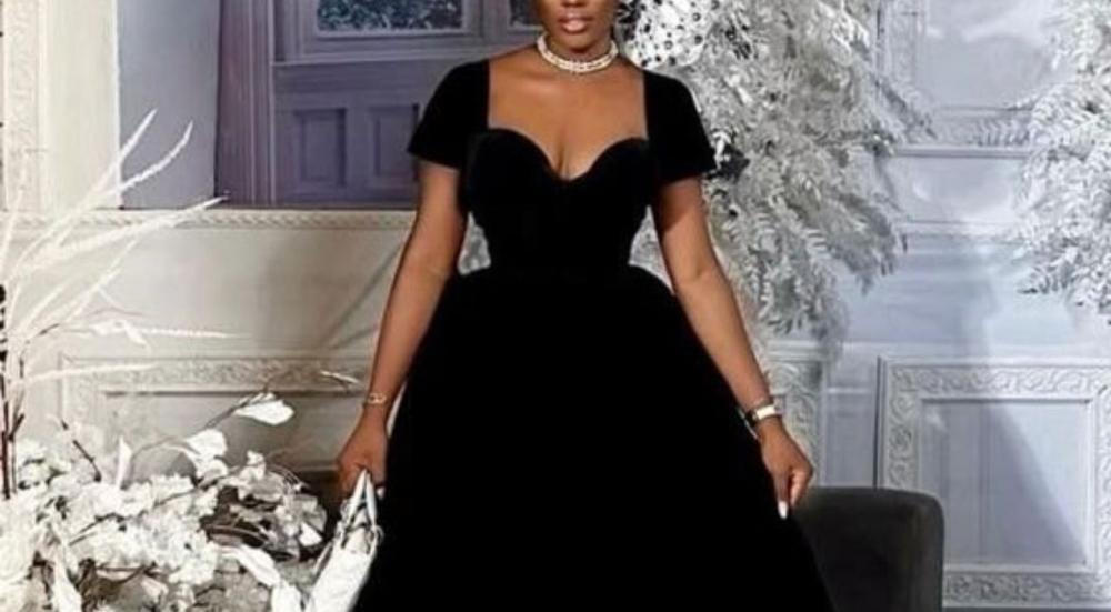 فساتين سهره بموديلات اكمام قصيرة