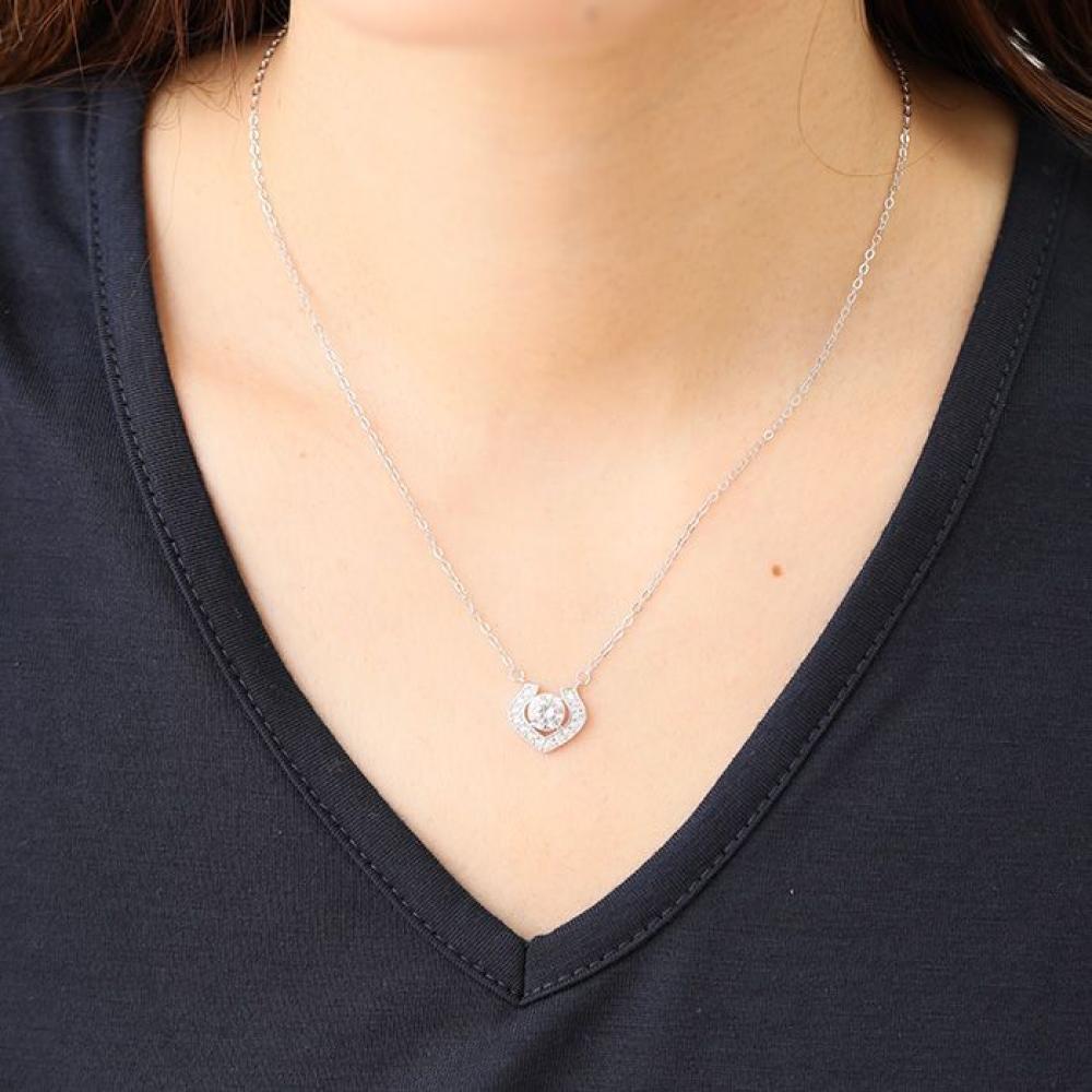 Half Heart Charm Necklace