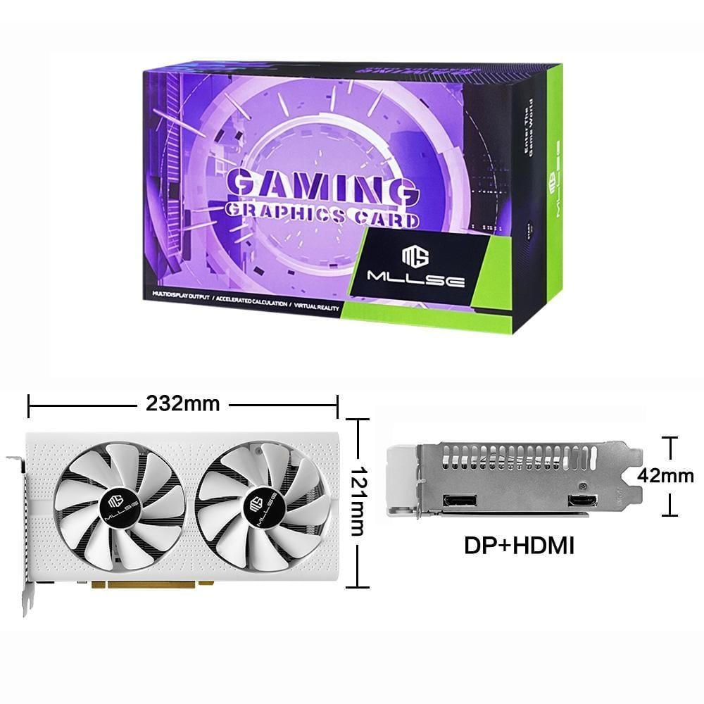 بطاقة فيديو MLLSE AMD RX 580 4GB