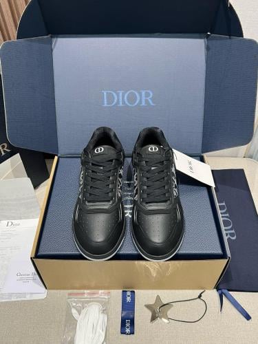 Dior B27 Low-Top Sneaker – Black Oblique Edition