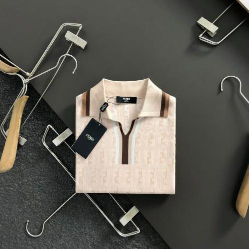 Fendi Beige Knit Polo