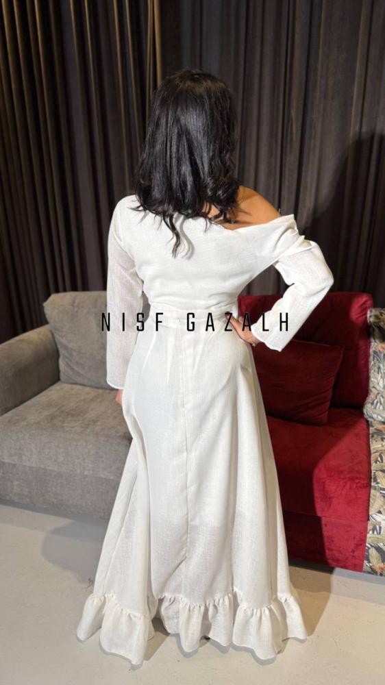 فستان كتان العيد