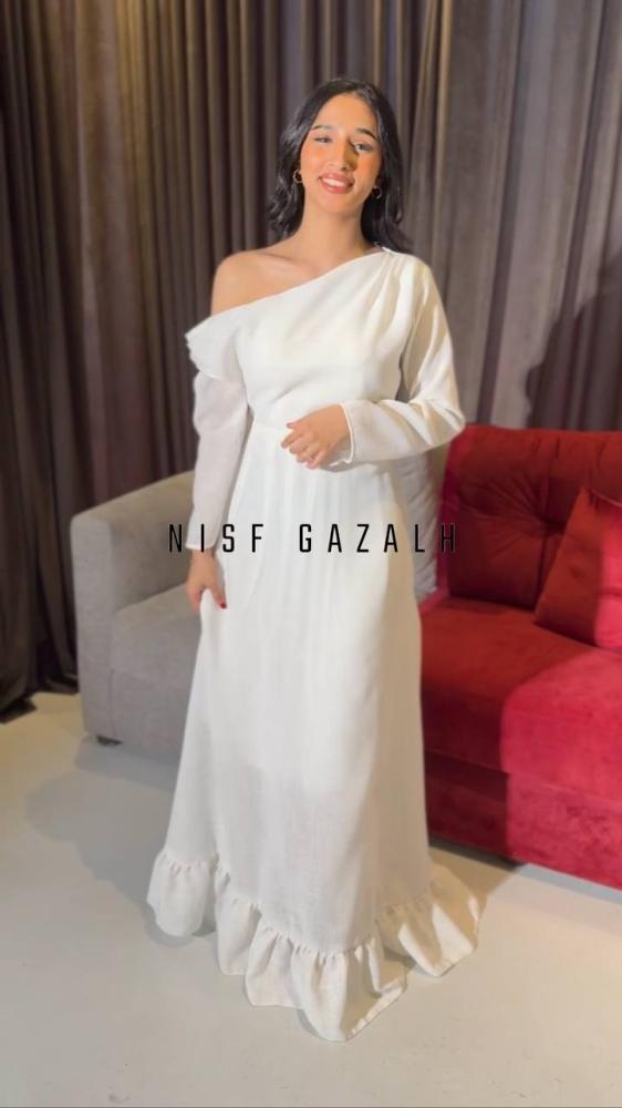 فستان كتان العيد