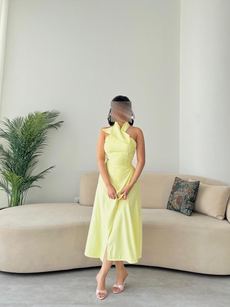 فستان ليموني