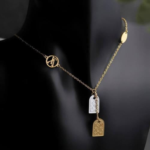 سلسال لويس فيتون جودة عالية لون ذهبي