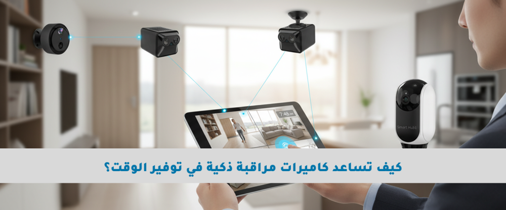 كيف تساعد كاميرات مراقبة ذكية في توفير الوقت