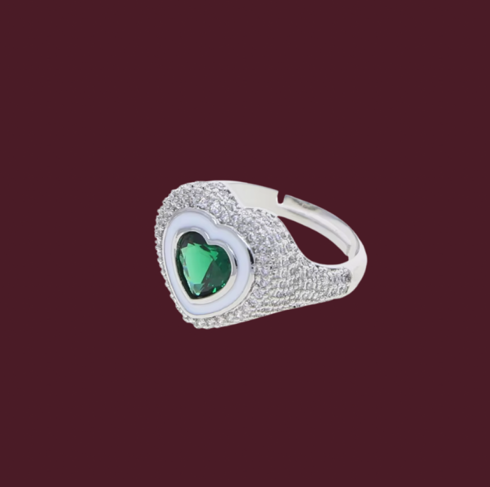 VVV☆FOREVER HEART RING SET] FOREVER HEART RING - VVV | 60% - Asian Fashion Online Store