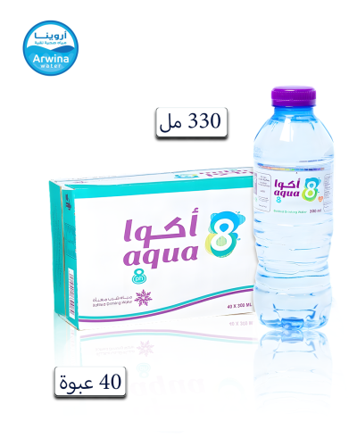 مياه اكوا 330 مل