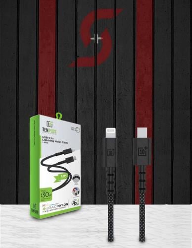 TENPLUS - كيبل ايفون تايب سي قماش
