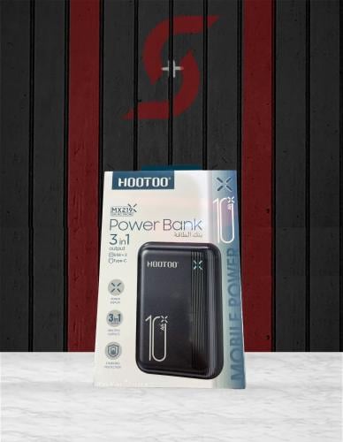 HOOTOO - بطارية 3X1 بقوة 10000 ملي امبير