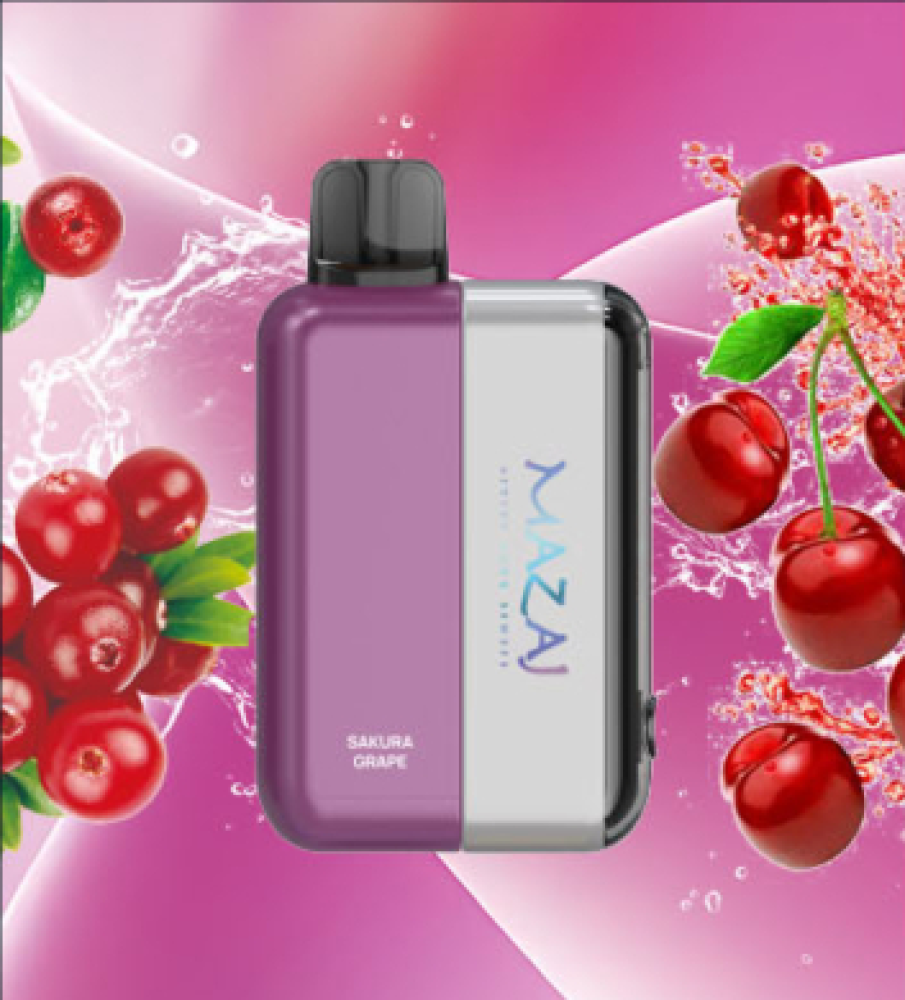 بودات مزاج بليند15000 موشة عنب ساكورا MAZAJ BLEND 15000 PUFFS SAKURA G