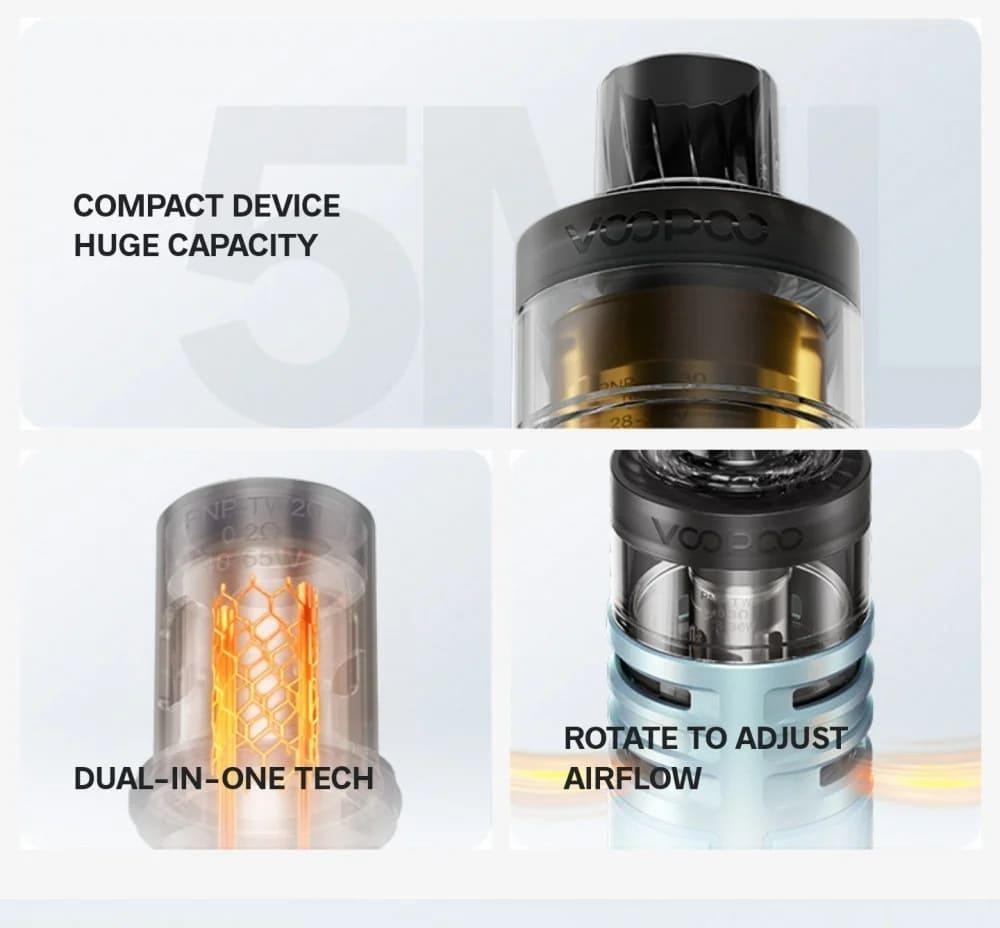 شيشة دراق اتش 40 من فوبو الصغيرة VooPoo Drag H40