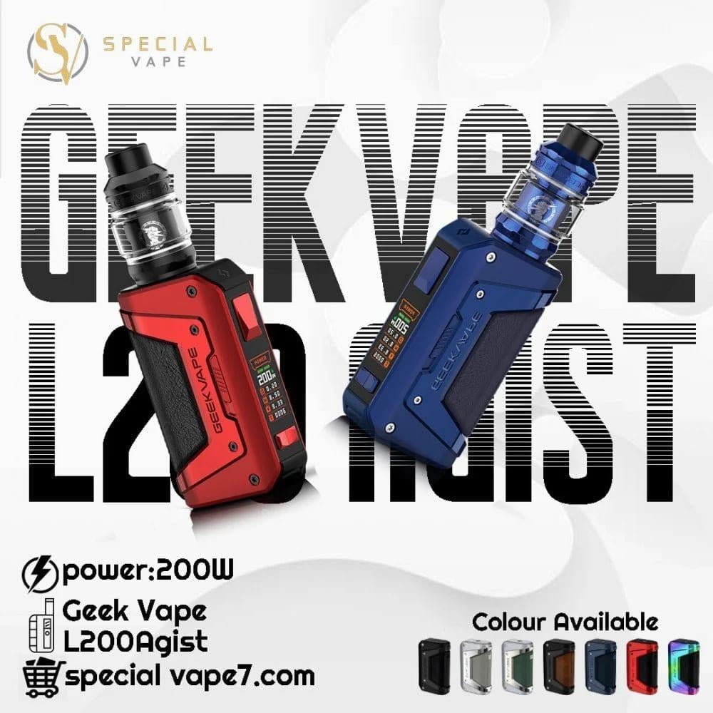 شيشة جيك فيب ال 200 ايجيس ليجند 2 إلى 200 واط بشكلها الرائع GEEKVAPE A