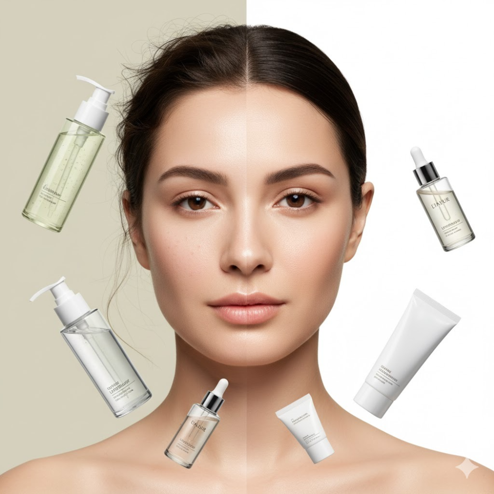 أفضل روتين للبشرة المختلطة