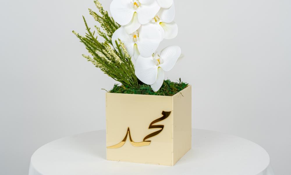 فازة اوركيد بالاسم المميزه