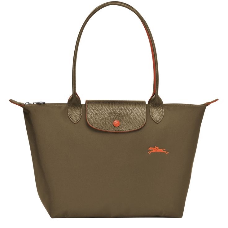 Longchamp medium tote bag olive green The Charming Fit
