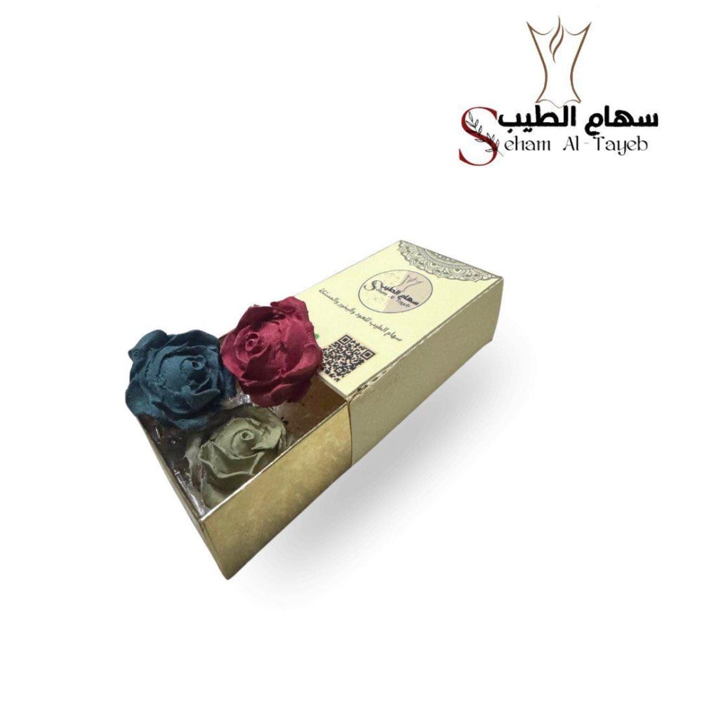 بخور ورد الجوري ذاتي الاشتعال 6 قطع