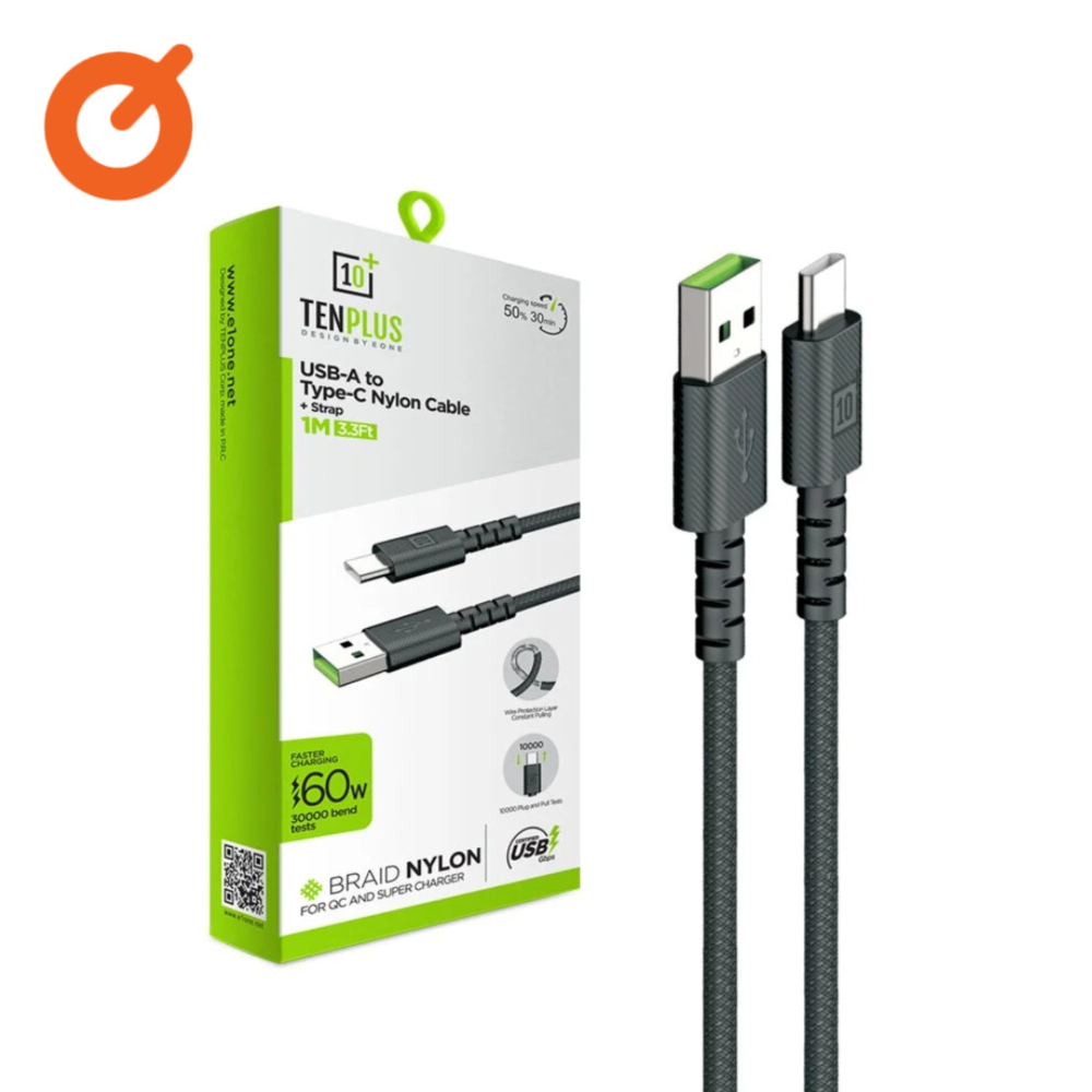 كيبل USB الى ايفون من شركة TenPlus