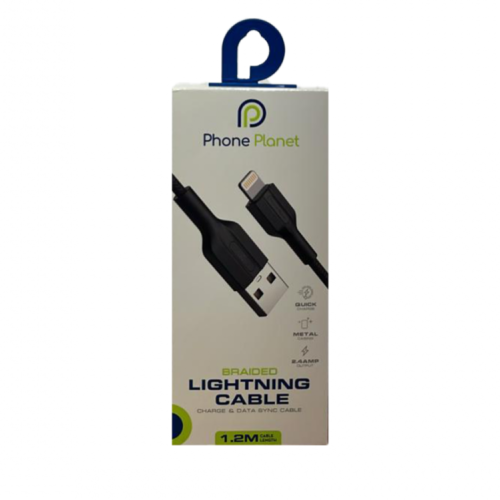 كيبل usb A to lightning بطول 1.2 M من شركة Phone P...