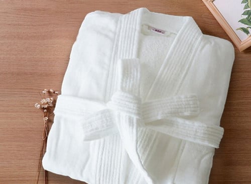 100% cotton bathrobe